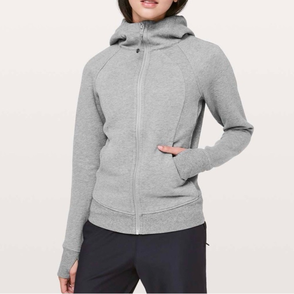 Lululemon Scuba Hoodie Cotton Fleece ~ 4 ~ Grey